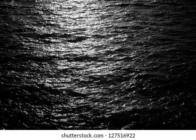 Dark background of water surface
