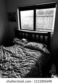 The dark bed room