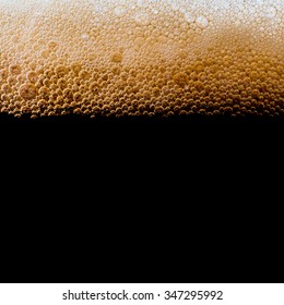 dark beer closeup
