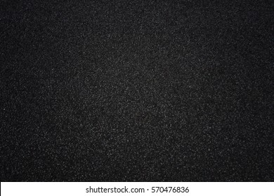 Dark Black Asphalt Surface, Background