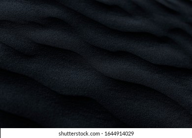 Dark, Black, Blue Abstract Sand Pattern. Texture Background Image.