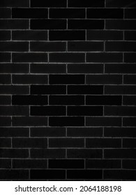 Dark Black Brick Wall For Android Wallpaper
