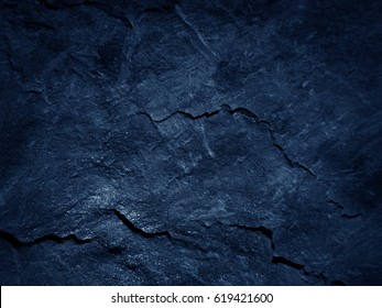  Dark Blue Black Slate Background Or Texture.  