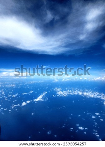 dark blue cloudy sky, vertical image, suit for lockscreen or user lock background