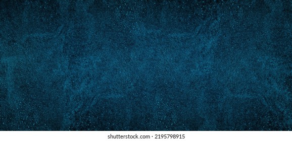 Dark Blue Glossy Texture. Abstract Dramatic Gloomy Textured Navy Background