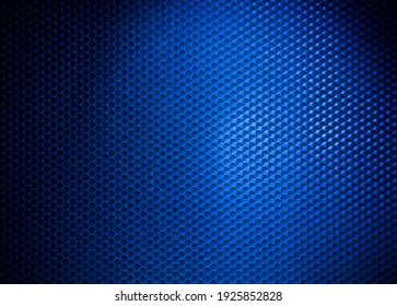 Dark Blue Honeycomb Background For Banner