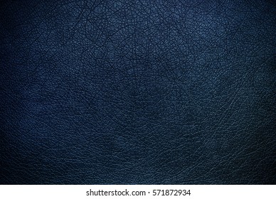 Dark blue leather texture background surface - Shutterstock ID 571872934