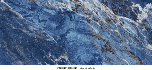 DARK BLUE Marble texture background, Natural breccia marble tiles for ceramic wall tiles and floor tiles, marble stone texture for digital wall tiles, Glossy rough marble texture, Glossy Slab Tile.