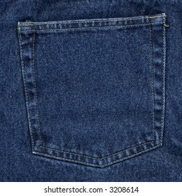 Blue Jeans Back Pocket Stock Photo (Edit Now) 224330791