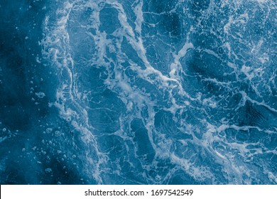 Dark Blue Sea Ocean Surface