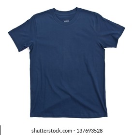Dark blue tshirt template ready for your own graphics.