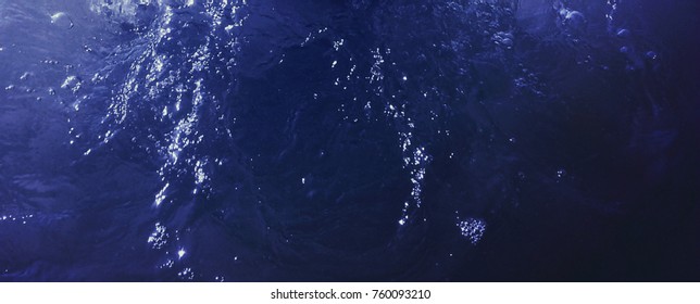 Dark Blue Water Whirlpool Background