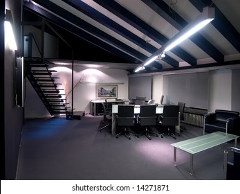 Dark Boardroom