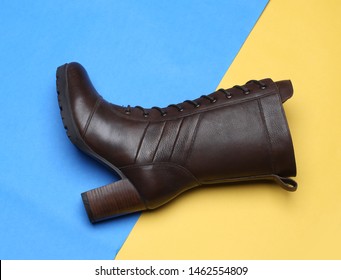 long dark brown leather boots