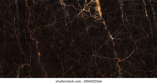 Dark Brown Marble With Golden Veins, Background Texture Of Marble, Close Up High Gloss Surface Of , Luxurious Marble, Natural Marbel For Tiles, For Ceramic And Decorative Home Decore.