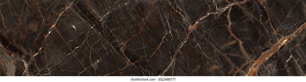 dark brown marble texture background used for ceramic wall tiles and floor tiles surface - Shutterstock ID 2022488777