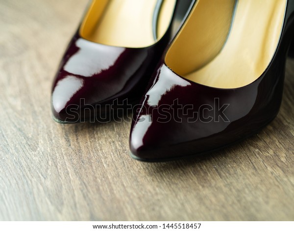 dark burgundy loafers