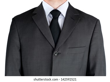 dark business suit