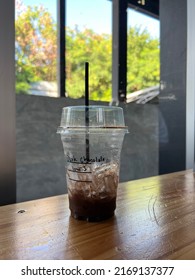 Dark Chocolate Drink Low Sugar, 19 June 2022, Buriram Province.