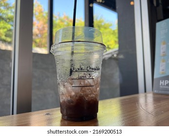 Dark Chocolate Drink Low Sugar, 19 June 2022, Buriram Province.