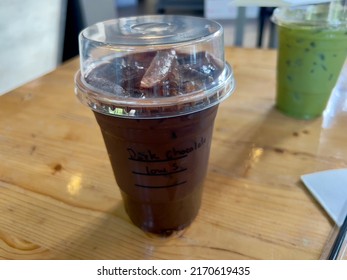 Dark Chocolate Drink Low Sugar, 19 June 2022, Buriram Province.