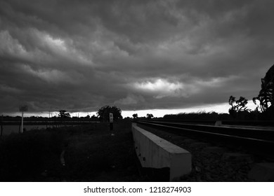 dark cloud before storm