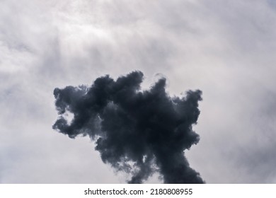 A Dark Cloud In The Form Of A Beast's Head