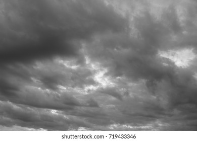dark cloud in the sky