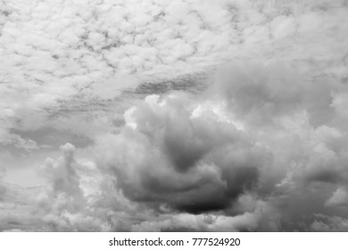 dark cloud in the sky