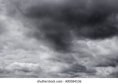 Dark clouds before a thunder-storm