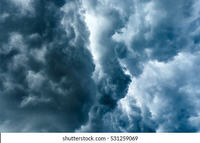 Dark clouds before a thunderstorm. - Shutterstock ID 531259069