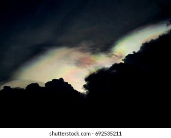 dark clouds block the sunshine