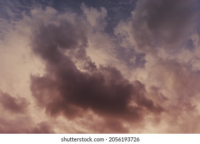 Dark Clouds In The Burgundy Sky.