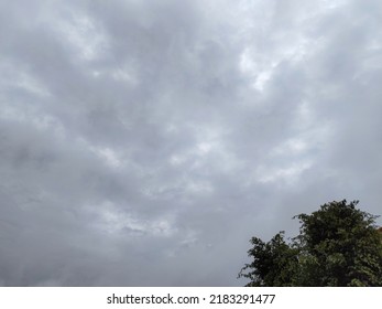 Dark Clouds In Monsoon Season With A Cup Of Coffee 😎