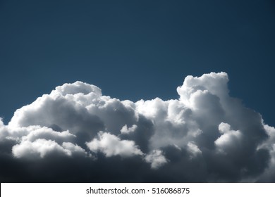 Dark clouds on sunset,nature background