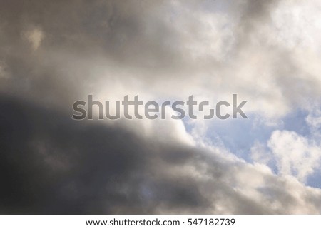 Similar – Image, Stock Photo Dark clouds are coming up … | Weltschmerz