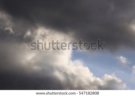 Similar – Image, Stock Photo Dark clouds are coming up … | Weltschmerz