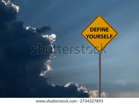 dark clouds sun rays storm yield sign concept