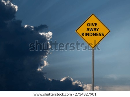 dark clouds sun rays storm yield sign concept