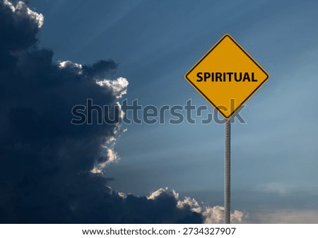 dark clouds sun rays storm yield sign concept