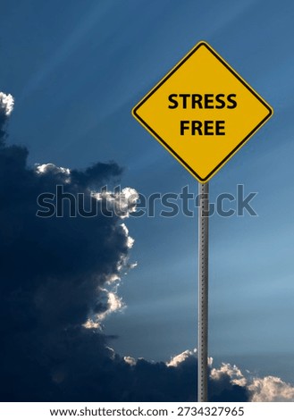 dark clouds sun rays storm yield sign concept