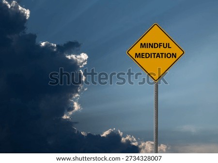 dark clouds sun rays storm yield sign concept
