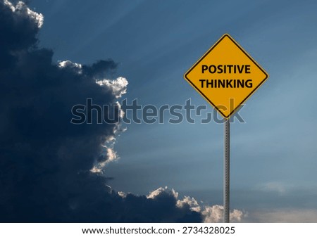 dark clouds sun rays storm yield sign concept