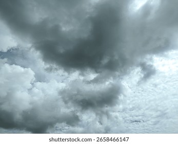 The dark clouds whisper secrets to the wind