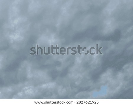 Dark Cloudy Evening Sky With Moody Tones and Atmospheric Twilight Weather
