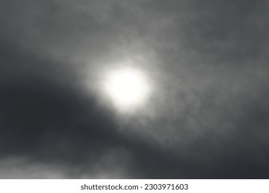 dark cloudy lunar space sky