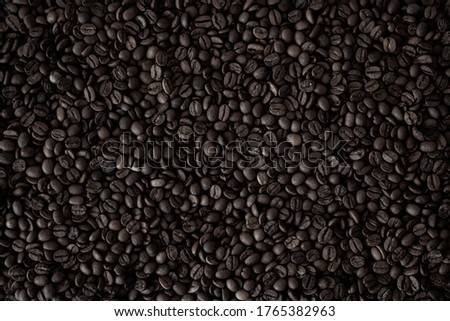 dark coffee beans, coffee beans, roasted delicious coffee beans