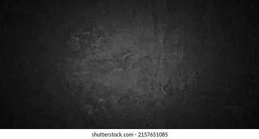 dark concrete wall, plaster black background - Shutterstock ID 2157651085