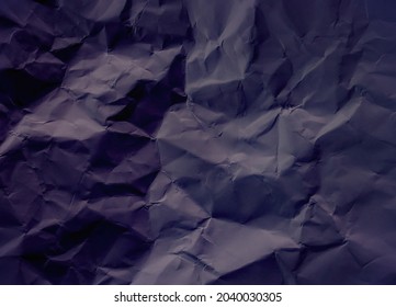 Dark Crumpled Paper Texture. A Basic Background Material, Ideal For School Video Intro Compositions