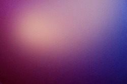 Dark Deep Rich Blue Violet Purple Fuchsia Magenta Plum Maroon Grape Lilac Pink Peach Yellow Beige Abstract Background. Color Gradient Ombre Blur. Rough Grain Noise. Light Spot Flash Metallic. Design.